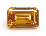 Exemple d'un diamant Fancy Deep Yellowish Orange