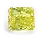 Exemple d'un diamant Fancy Intense Greenish Yellow