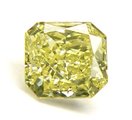 Exemple d'un diamant Fancy Intense Yellow