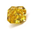 Exemple d'un diamant Fancy Vivid Orange Yellow