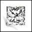 Diamant Princesse de 2,02 carat de couleur H et de puret� SI2 + certificat GIA