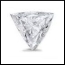 Diamant Triangle de 0,62 carat de couleur E et de puret� SI1 + certificat EGL USA