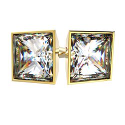 Boucles d'oreilles diamant serti clos