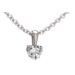 Pendentif diamant griffes b&eacute;li&egrave;re
