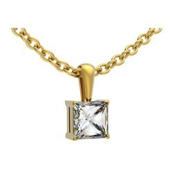Pendentif diamant griffes b&eacute;li&egrave;re