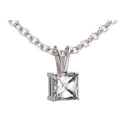 Pendentif diamant griffes double b&eacute;li&egrave;re