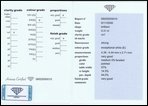 Certificat HRD Diamond Identification Report : cliquez pour agrandir