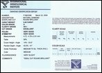 Certificat IGI Diamond Identification Report : cliquez pour agrandir