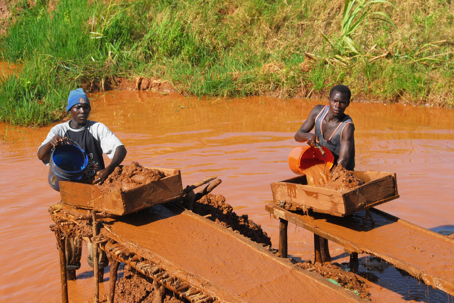 Exploitation artisanale du diamant
