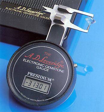 Calibre pour mesurer un diamant