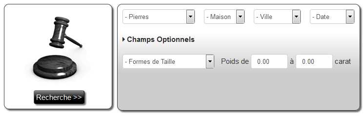 Résultats vente aux enchères