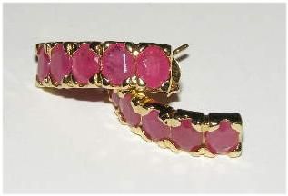 Boucles d'oreille plaqué or 18k