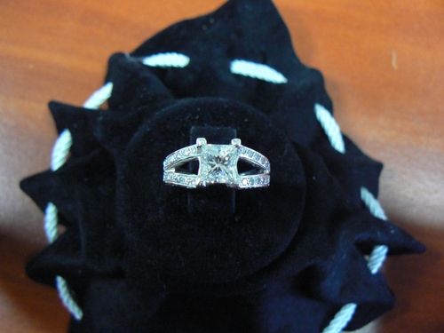 Bague diamant princesse de 1,20 carat