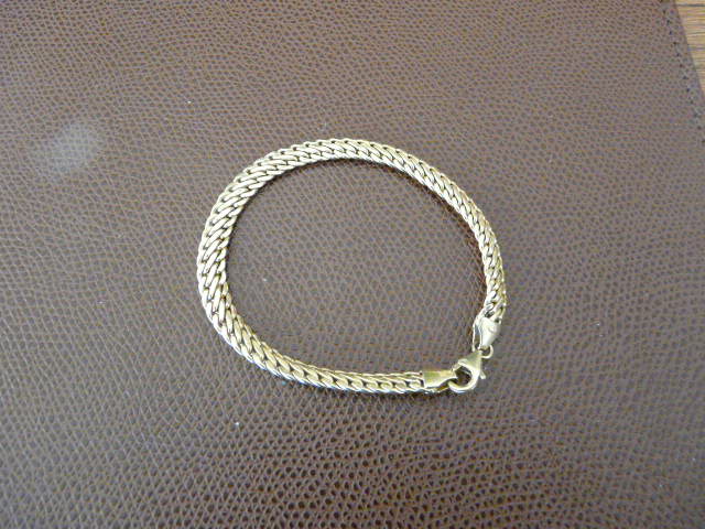 Bracelet maille festonnée Bracelet maille festonnée