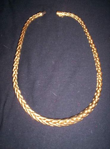 Collier mailles palmier