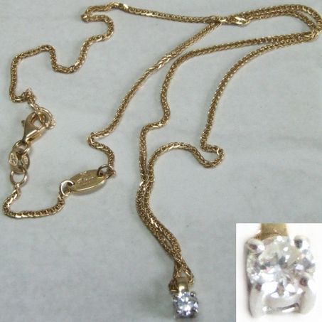 Collier pendentif diamant