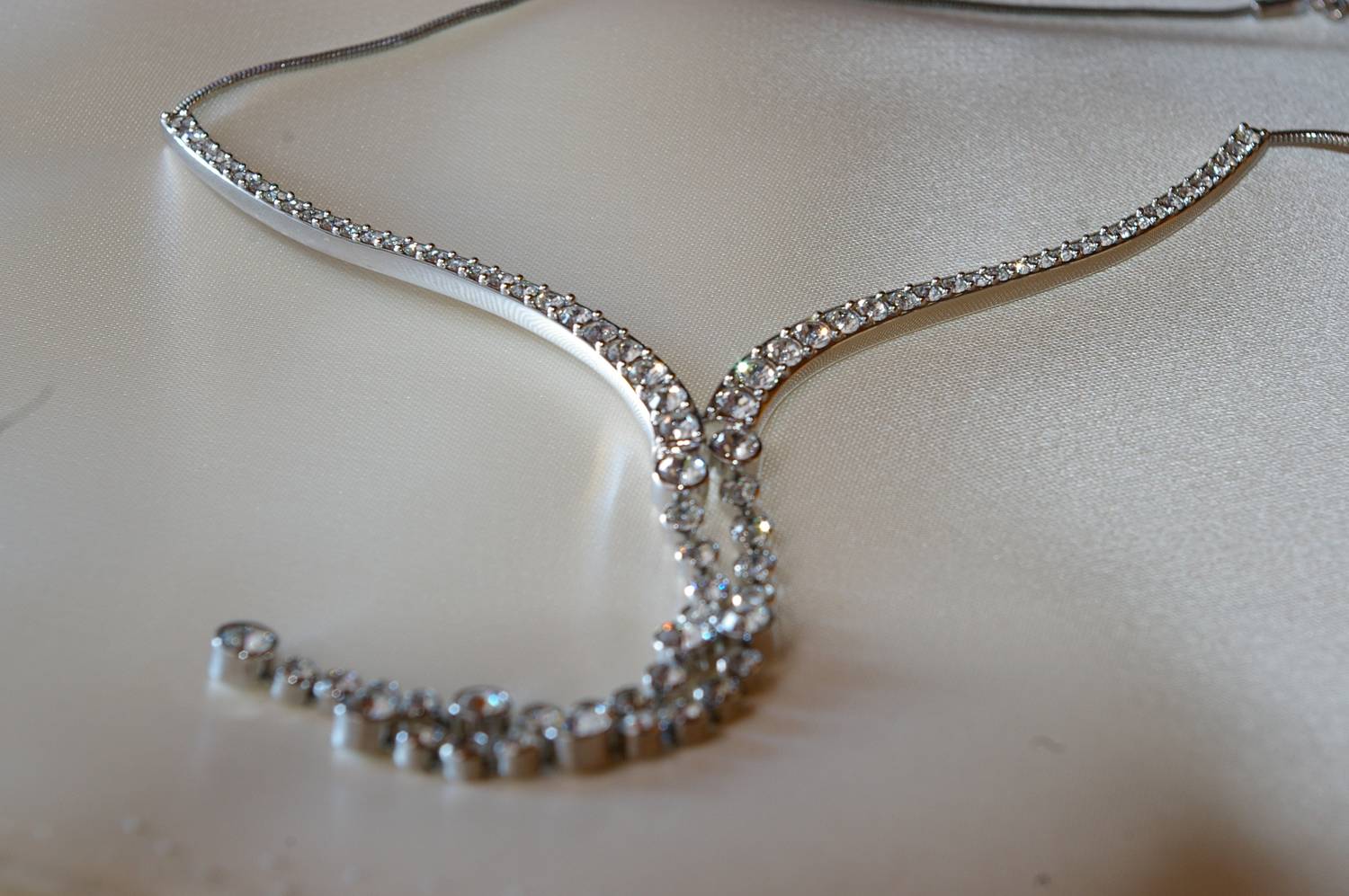 Collier rivière de diamants