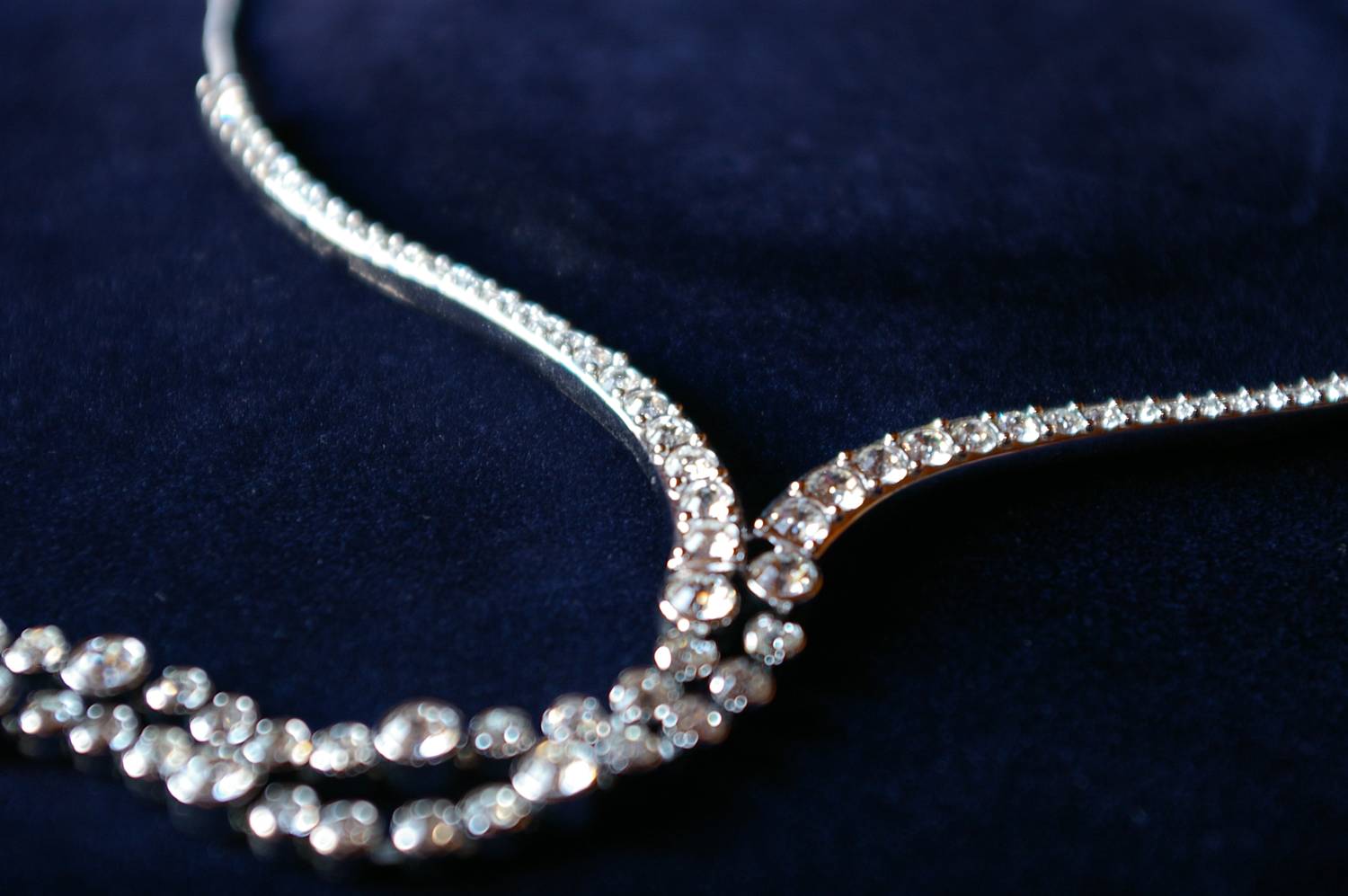 Collier rivière de diamants