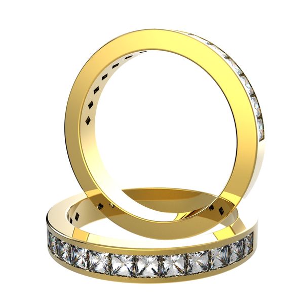 Demi alliance diamant (0,90 carat) réf. 4666