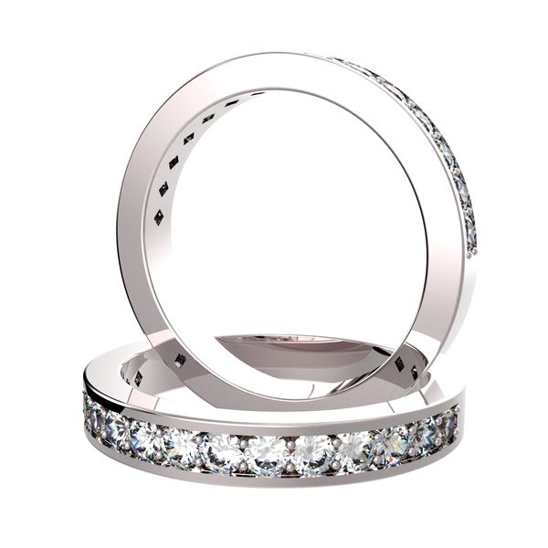Demi alliance diamant (0,52 carat) réf. 4389