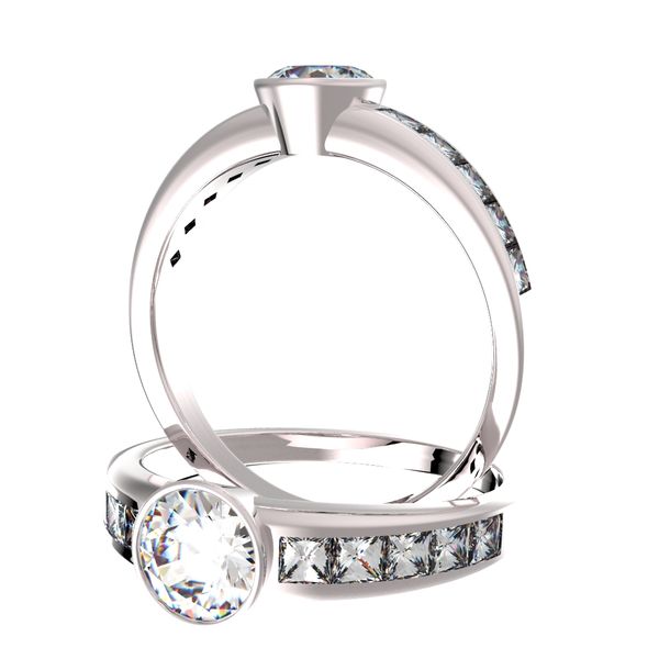 Bague pavage diamant, réf. 4892