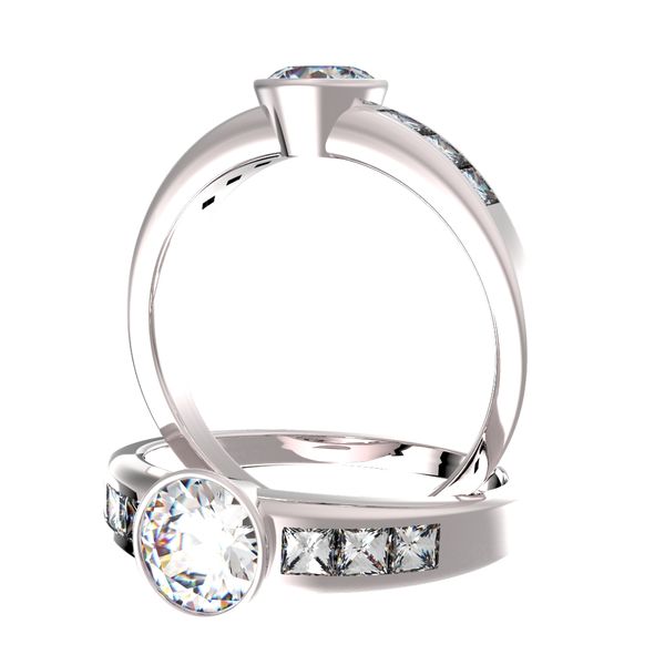 Bague pavage diamant, réf. 4896