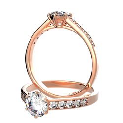 Bague pavage sertie diamant, num 4883