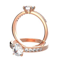 Bague pavage sertie diamant, num 4967