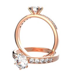 Bague pavage sertie diamant, num 4971