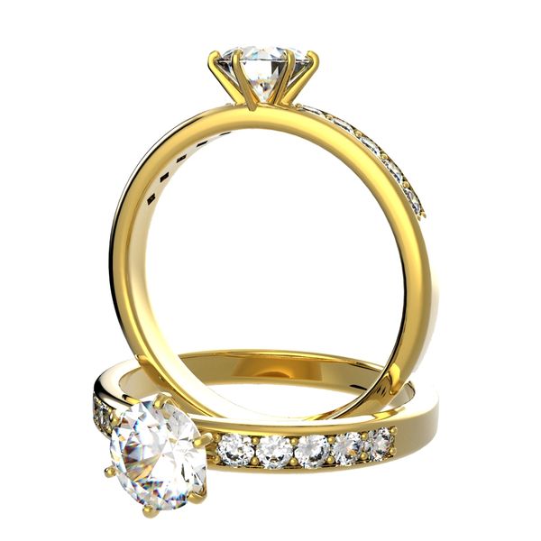 Bague pavage diamant, réf. 4970