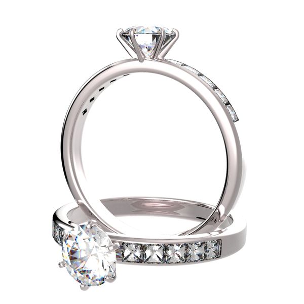 Bague pavage diamant, réf. 4981