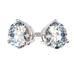 Boucles d'oreilles sertie diamant, num 5103