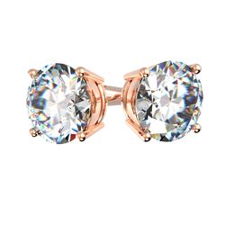 Boucles d'oreilles sertie diamant, num 5109