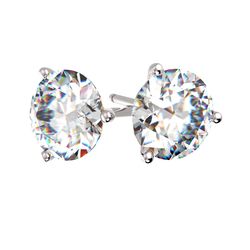 Boucles d'oreilles sertie diamant, num 5123