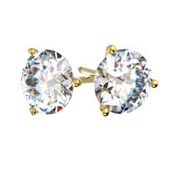 Boucles d'oreilles sertie diamant, num 5124