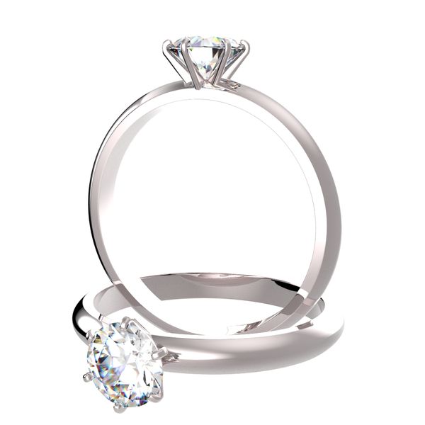 Solitaire diamant, réf. 4709