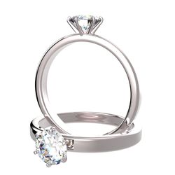 Solitaire sertie diamant, num 4724