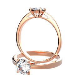 Solitaire sertie diamant, num 4731