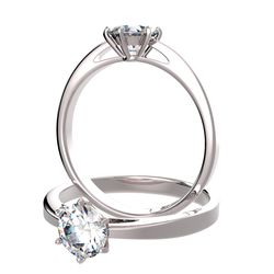 Solitaire sertie diamant, num 4733