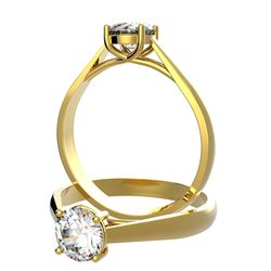 Solitaire sertie diamant, num 4810