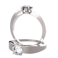 Solitaire sertie diamant, num 4864