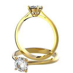 Solitaire sertie diamant, num 4778