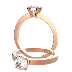 Solitaire sertie diamant, num 4755