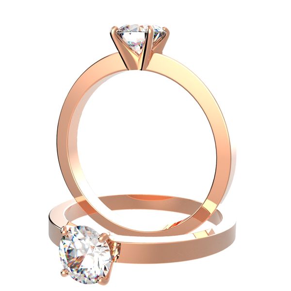Solitaire diamant, réf. 4755