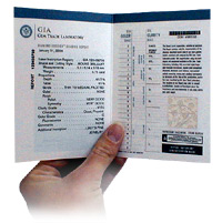 Certificat gemmologique du diamant