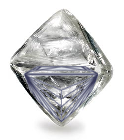 Diamant brut octaédrique