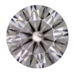 P1 = Piqué 1. Inclusion(s) très facilement visible(s) à la loupe 10X, difficilement visible(s) à l'oeil nu vue(s) par le côté de la couronne et n'affectant pas la brillance. Certaines inclusions noires peuvent être visibles à l'oeil